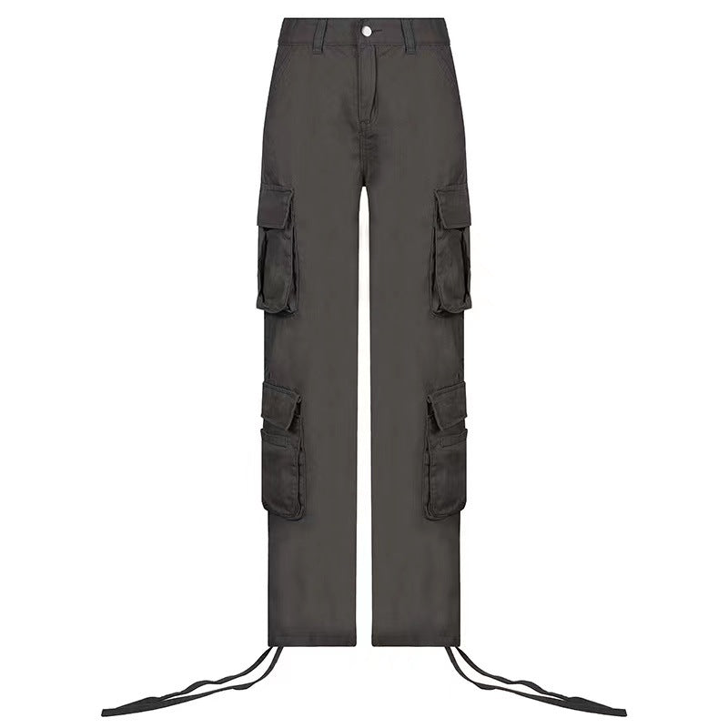 Pantalones cargo de cintura baja