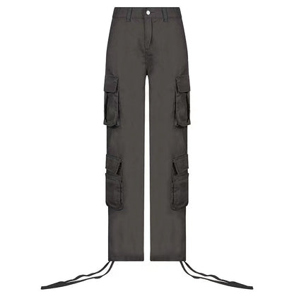 Pantalones cargo de cintura baja