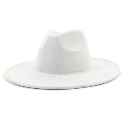 Suede Flat Edge Gentlemen's Hat