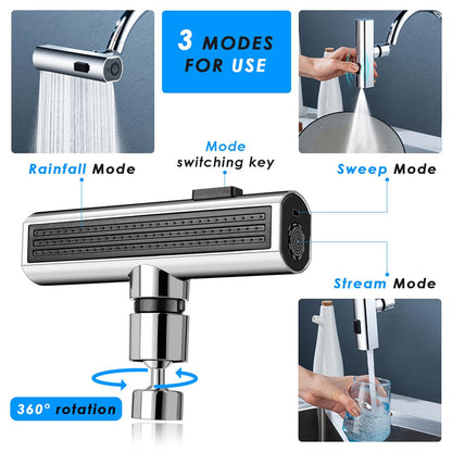 Multifunctional waterfall Water Nozzle