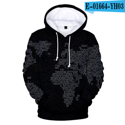 SUDADERA CON CAPUCHA MAPA