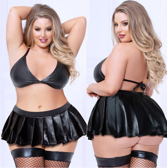 Ladies New Leather Sexy Underwear