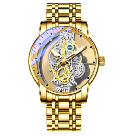 Luxury Skeleton Automatic Quartz Watch