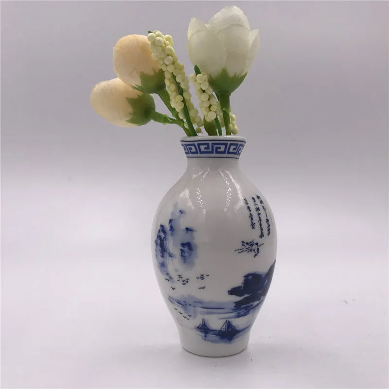 Chinese Blue and White Porcelain Vase Fridge