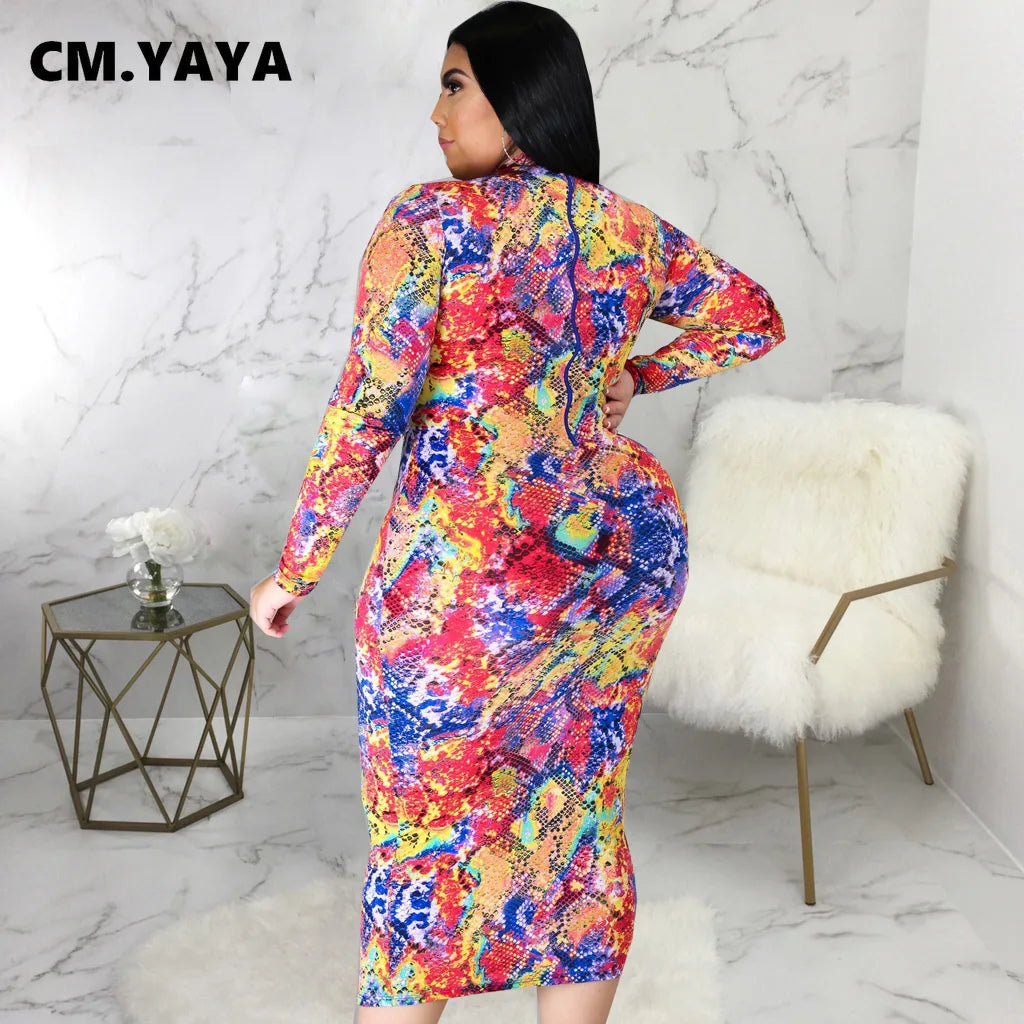 CM.YAYA Skinny Pencil Dress