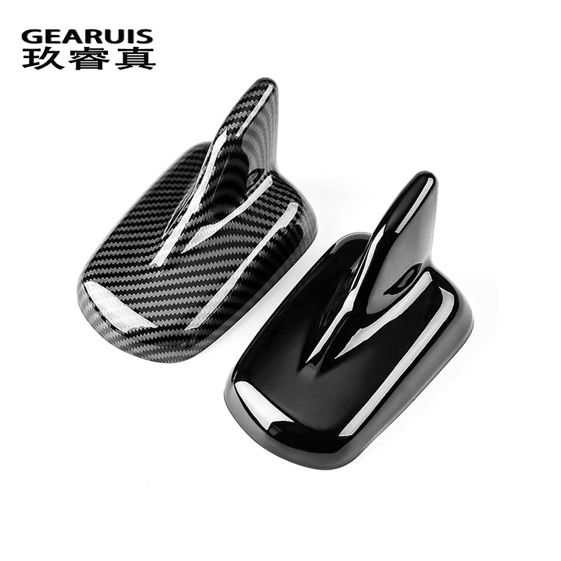 Car Styling Carbon Fiber Antenna Shark Fin Aerials Trim decoration Cover Stickers For Audi A4 B9 A5 Q2 Q3 Q5L Auto Accessories