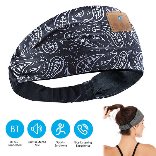 Bluetooth 5.0 Sports Headband Stereo Earphone