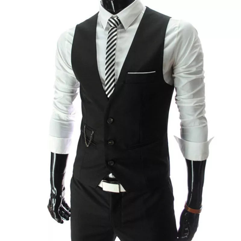 Waistcoat Gilet Homme Sleeveless Business vest