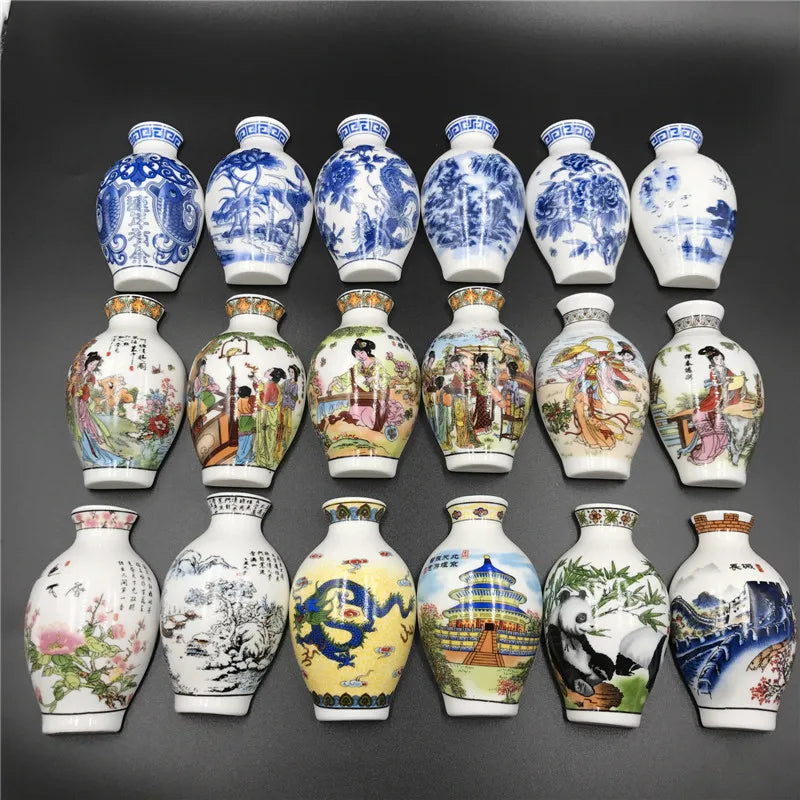 Chinese Blue and White Porcelain Vase Fridge