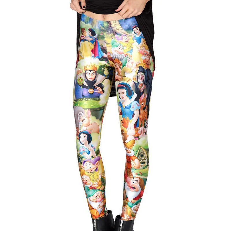 Princesa de dibujos animados Leggings