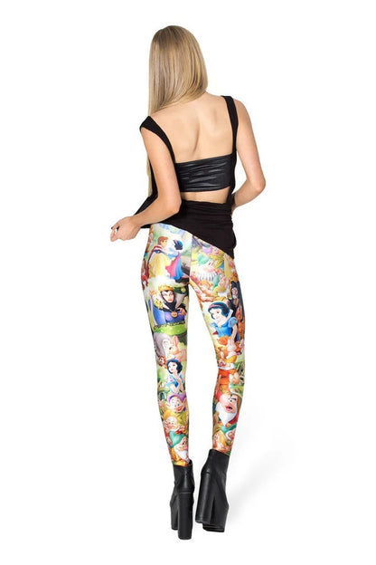 Princesa de dibujos animados Leggings