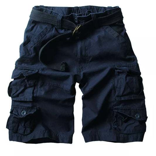 Pantalones cortos tipo cargo para hombre