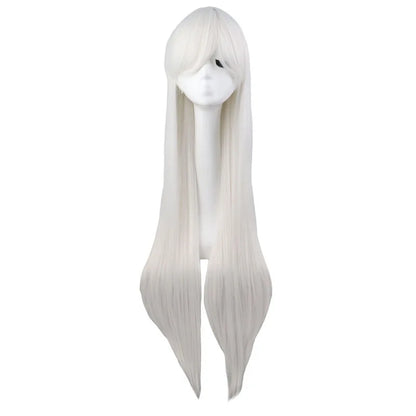 QQXCAIW Long Straight Cosplay Wig