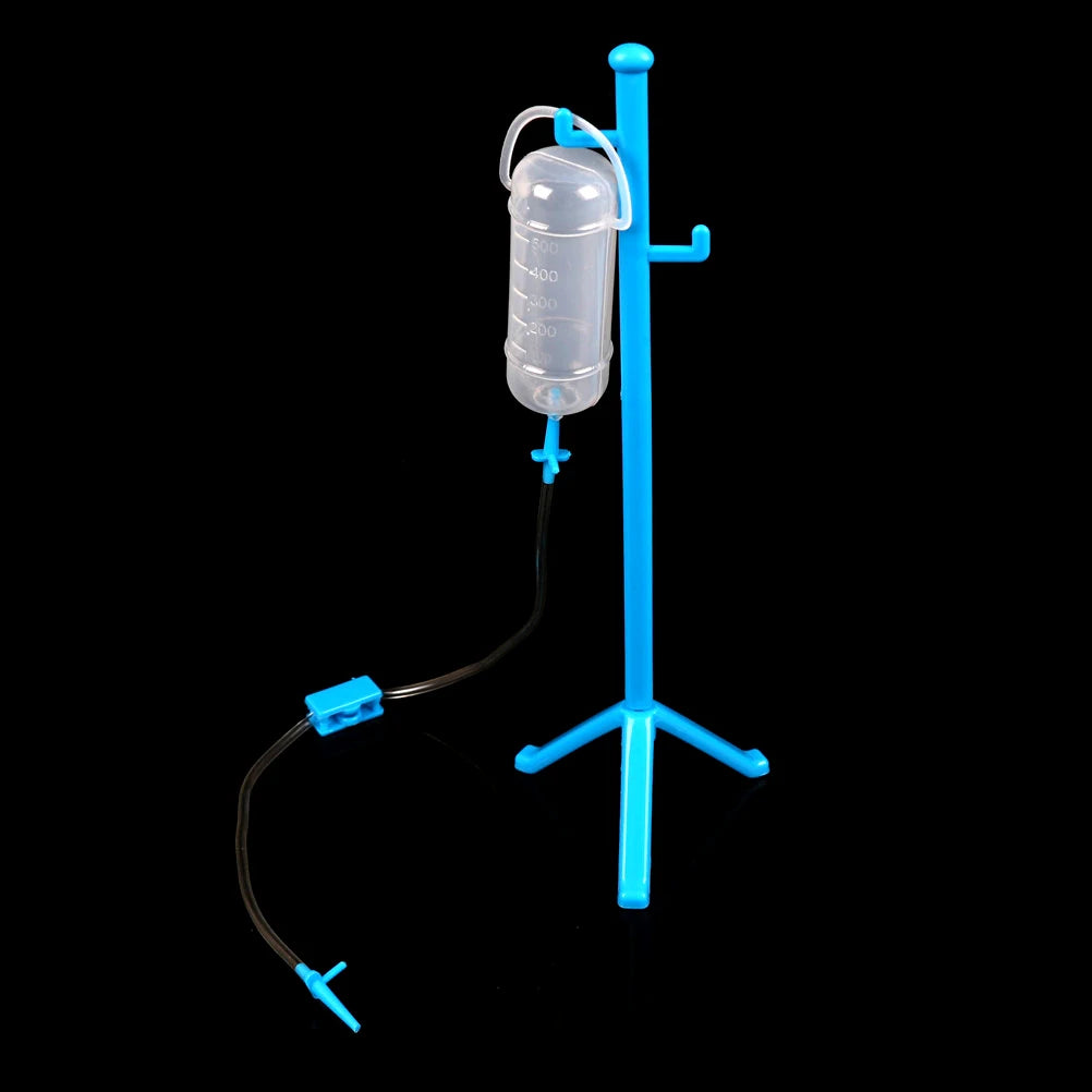 1 Set Child Medical Kit With Hanging Bottle Simulation Hospital