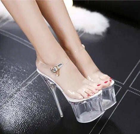 High Heel Peep Toe Nightclub Sandals