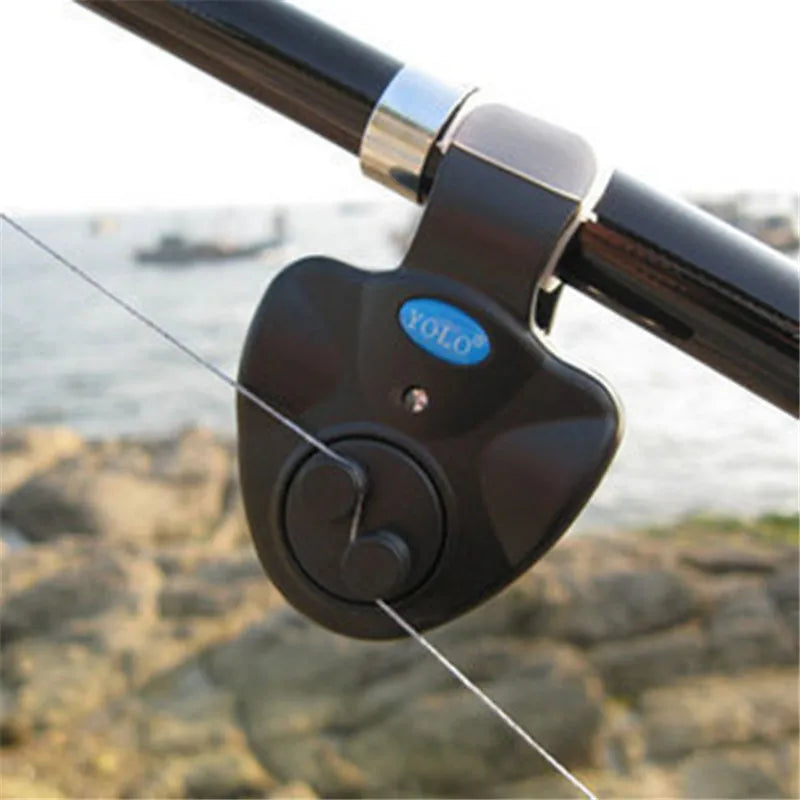 LED Light Fishing Alarm Portable Carp Bite Alarm Fishing Line Gear Alert Indicator Buffer Fishing Rod Loud Alarm River Sea Ocean