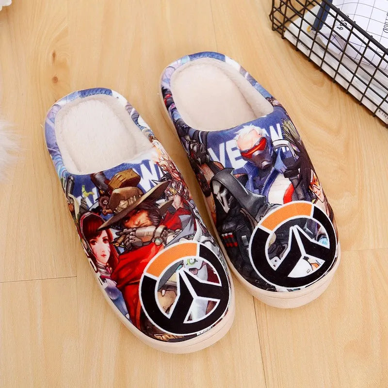 Japan Anime One Piece Home Slippers Stuffed Plush