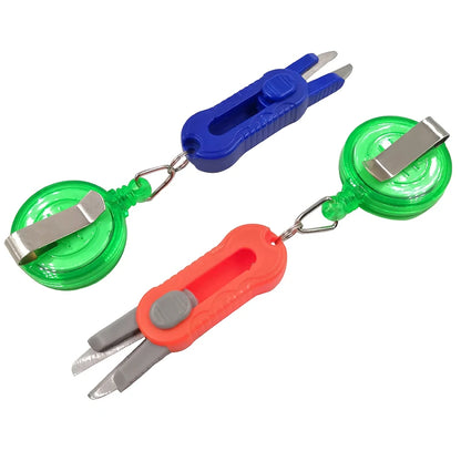 1pcs Mini Portable Fishing Line Cutter Outdoor Stainless Steel Fishing Gear Accessories Fishing Line Clip Cutter Tackle