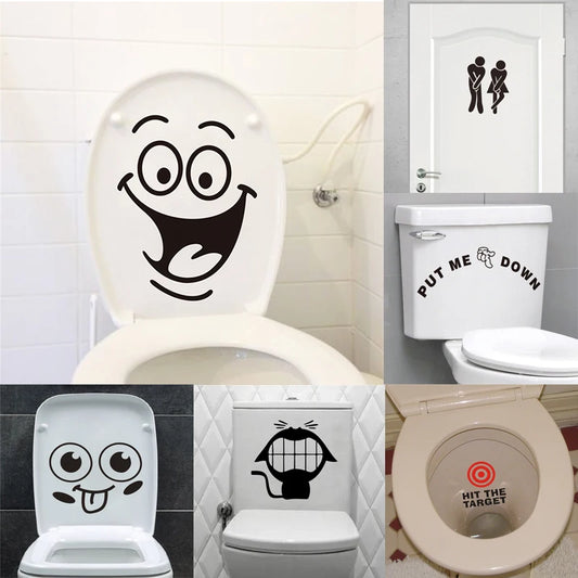 Funny Bathroom Sign Stickers