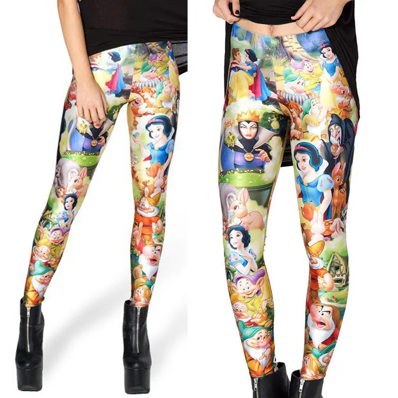 Princesa de dibujos animados Leggings