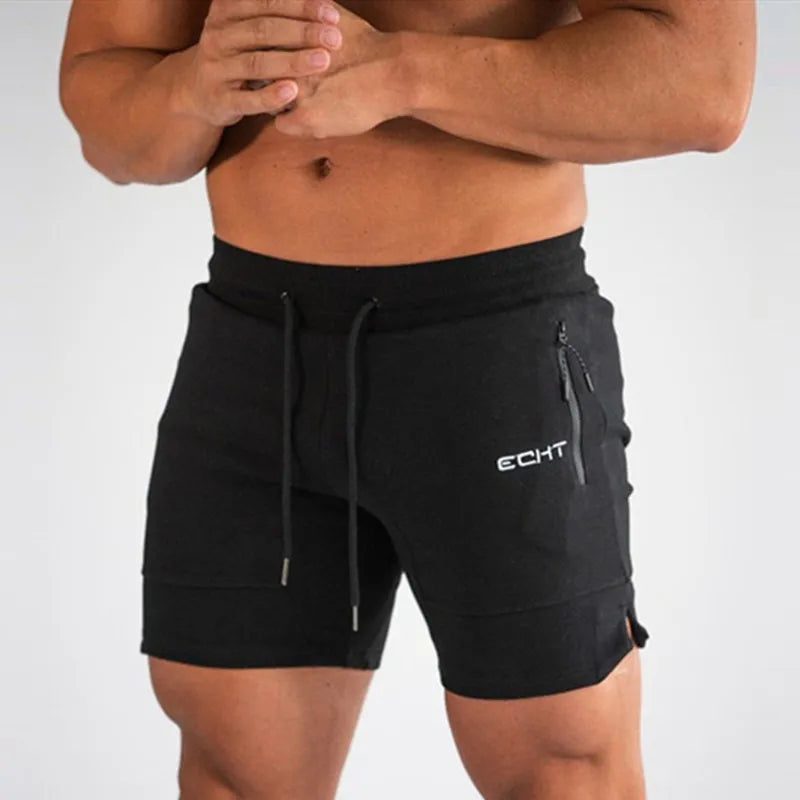 Zip pocket men shorts