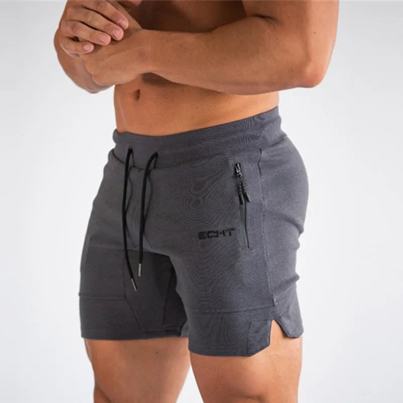 Zip pocket men shorts