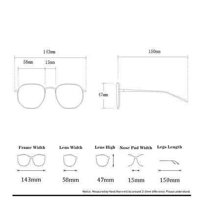 2024 Classic Retro Small Round Sunglasses