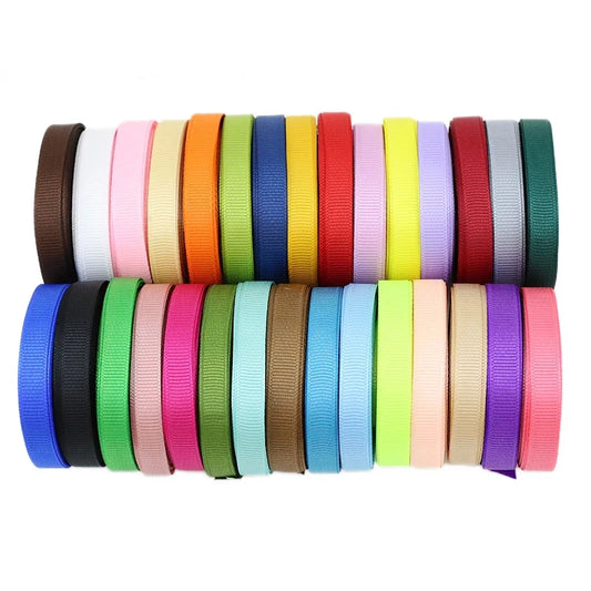 (100 yards/roll) Grosgrain Ribbon Wholesale gift wrap decoration Christmas ribbons (10/12/15/20mm)