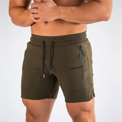 Zip pocket men shorts