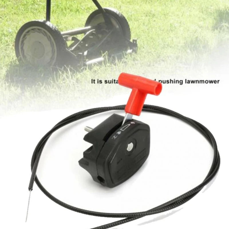 Durable Lawn Mower Replacement Parts Plastic Black+Red Throttle Control Box Lawn Mower Parts Plastic Throttle Switch