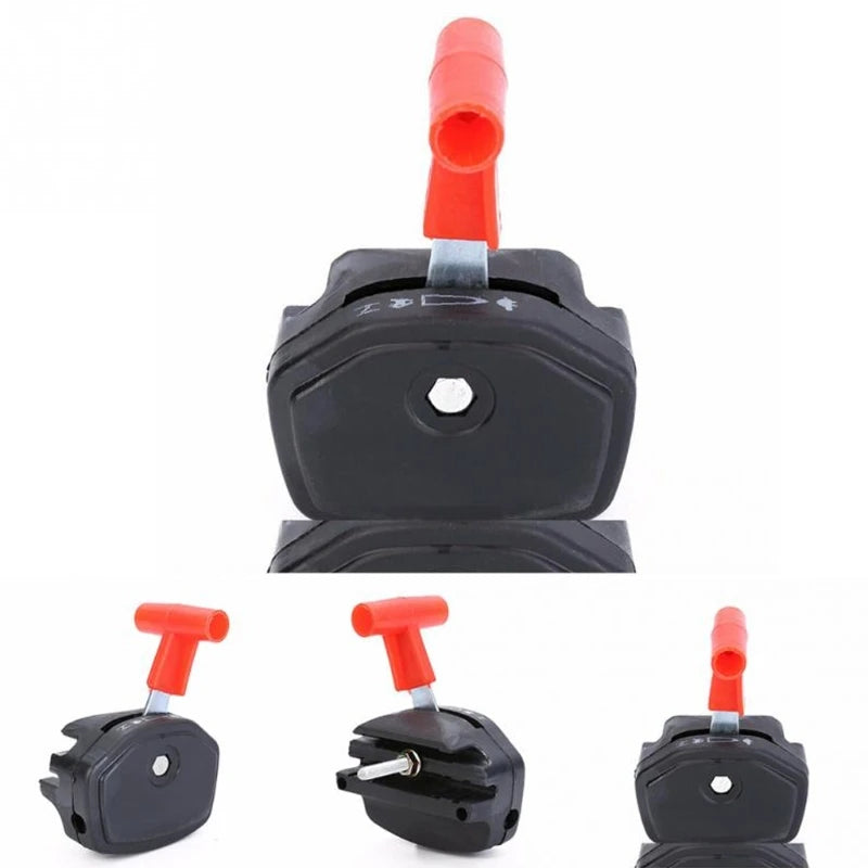 Durable Lawn Mower Replacement Parts Plastic Black+Red Throttle Control Box Lawn Mower Parts Plastic Throttle Switch