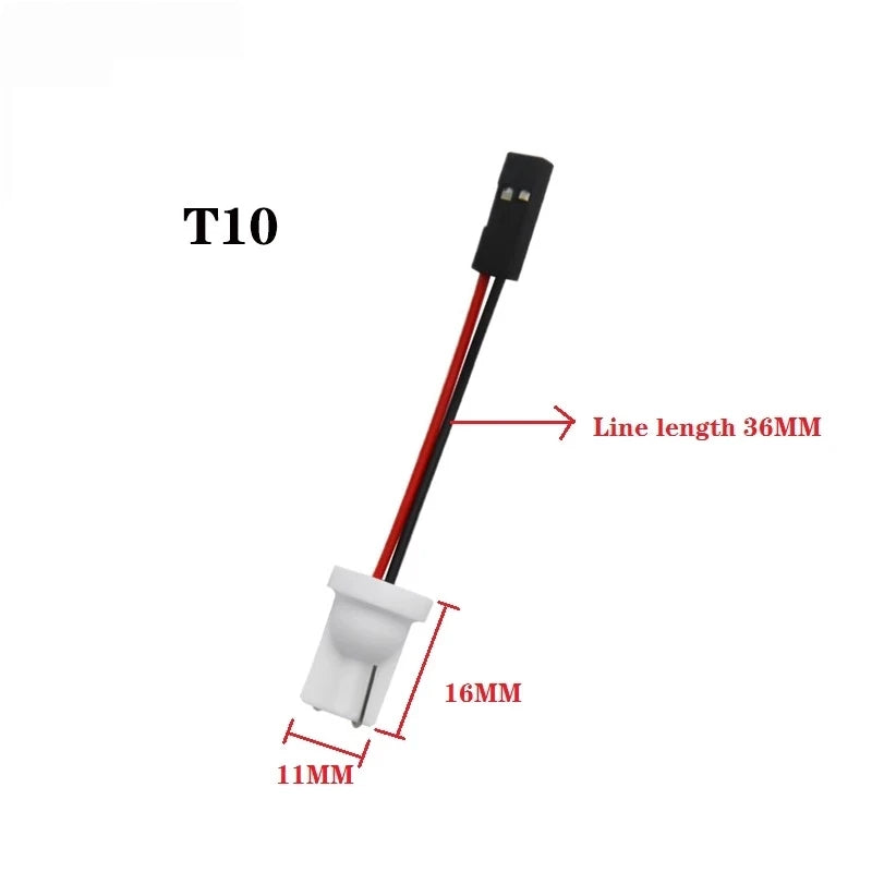 t10 adapter for car led light led panel stop lamp bulb connector