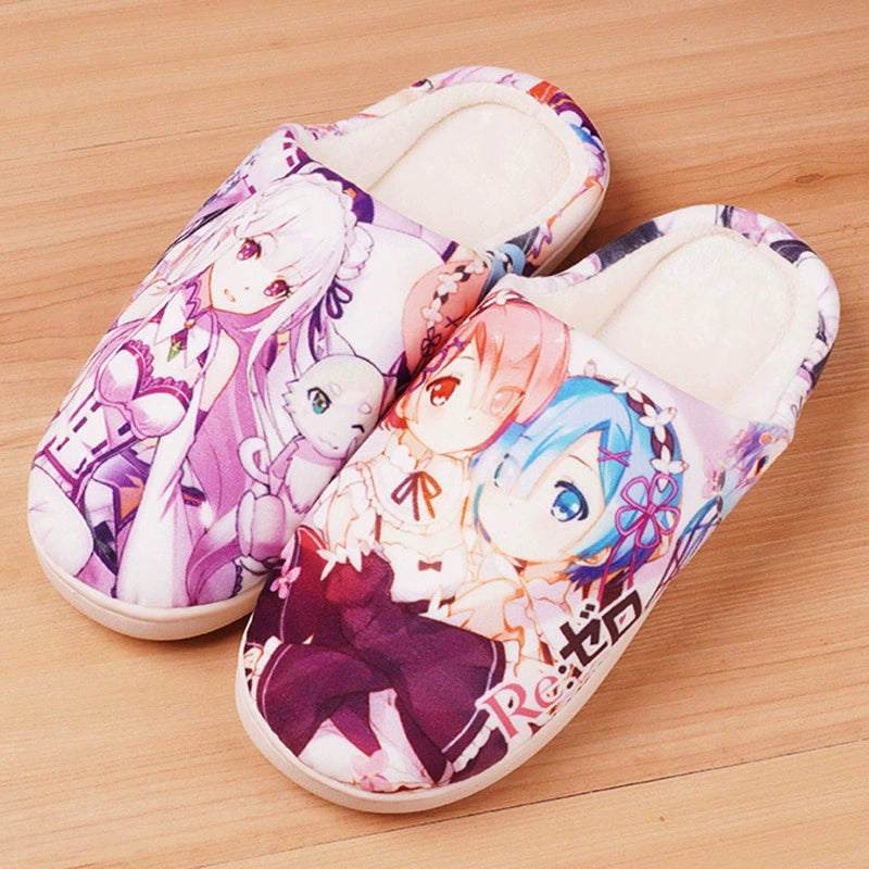 Two-Dimensional Cotton Slippers