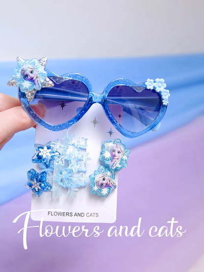 Princess Blue Sun Glasses