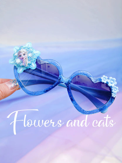 Princess Blue Sun Glasses