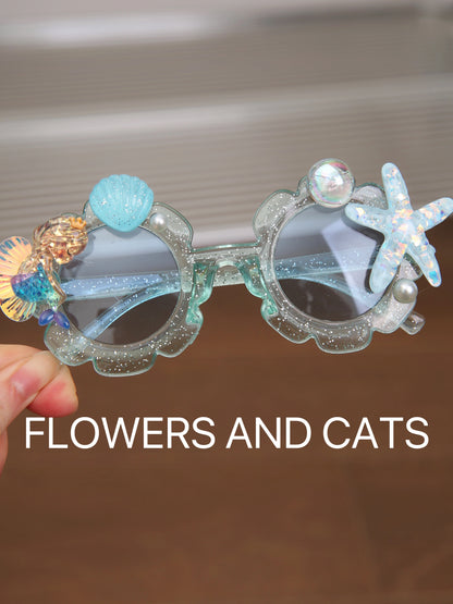 Princess Blue Sun Glasses