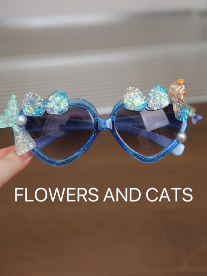 Princess Blue Sun Glasses