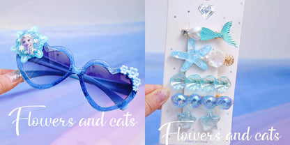 Princess Blue Sun Glasses