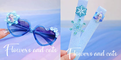 Princess Blue Sun Glasses