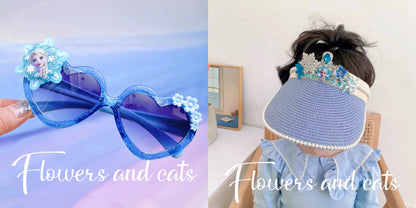 Princess Blue Sun Glasses