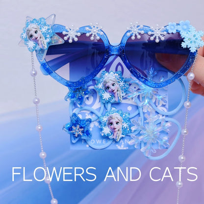 Princess Blue Sun Glasses