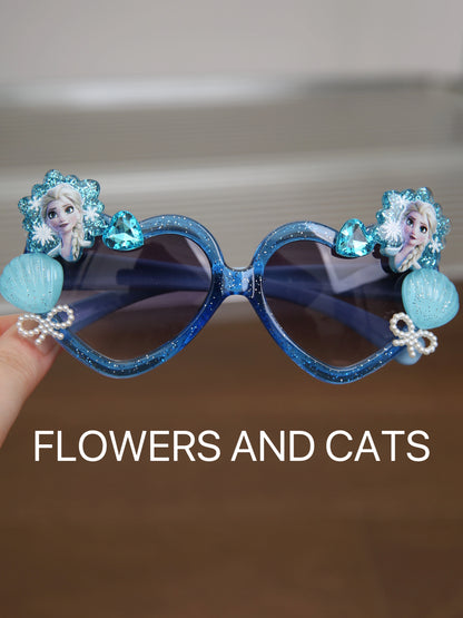 Princess Blue Sun Glasses