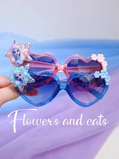 Princess Blue Sun Glasses