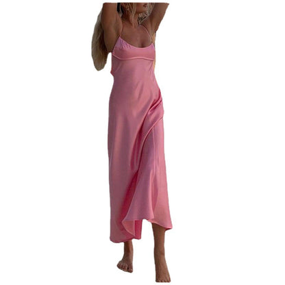 Camis Satin Long Dress