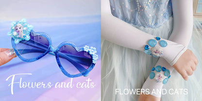 Princess Blue Sun Glasses