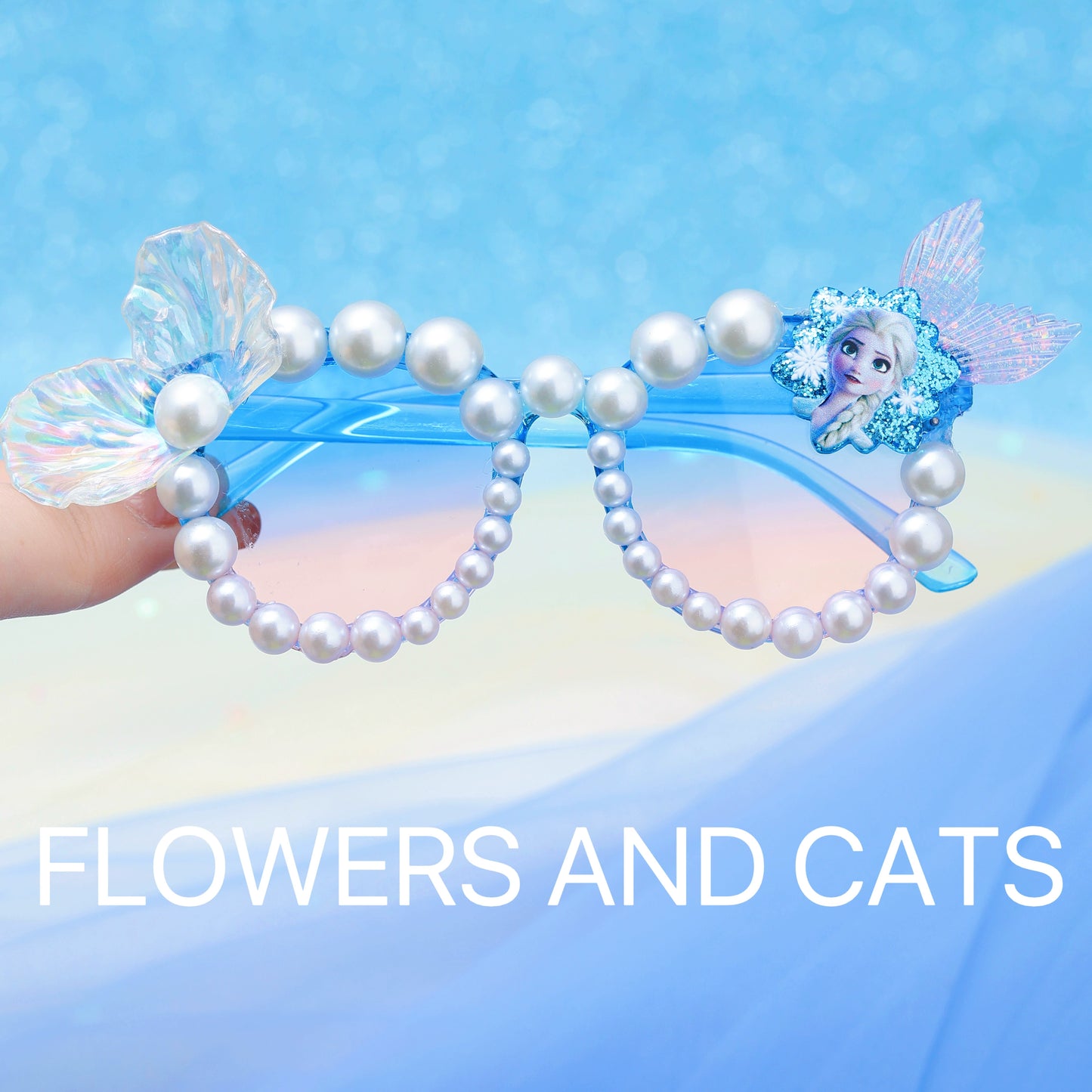 Princess Blue Sun Glasses