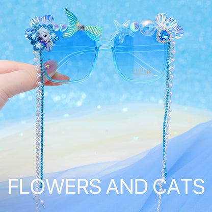 Princess Blue Sun Glasses