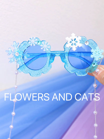 Princess Blue Sun Glasses