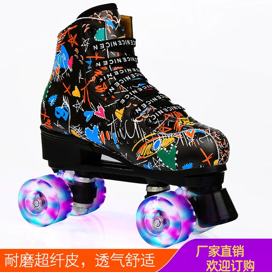 4-Wheel Luminous Skates