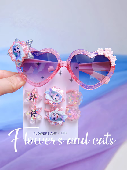 Princess Blue Sun Glasses